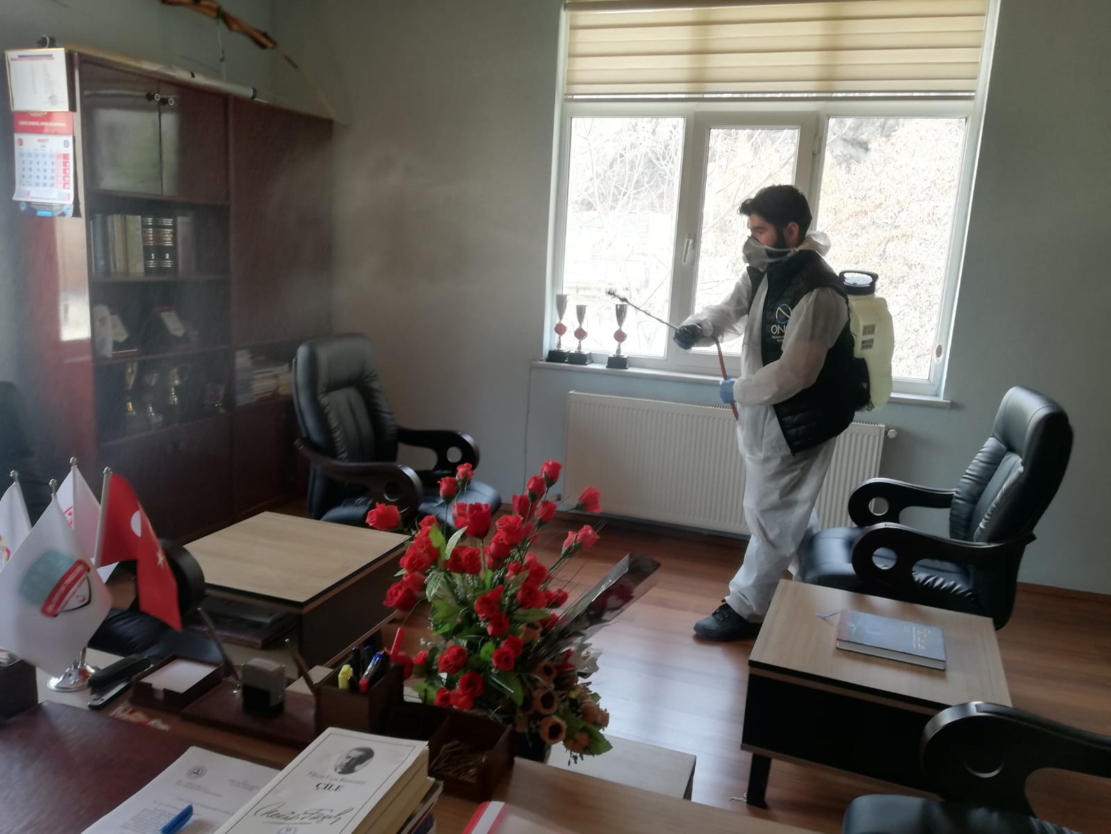 Torul’da dezenfekte çalışmaları yapıldı 4