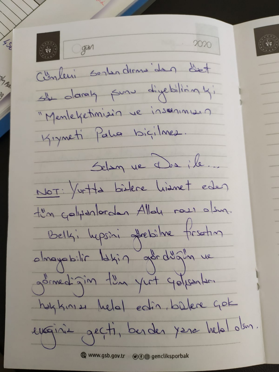 Karantinadaki vatandaşlardan duygu dolu mesajlar 10