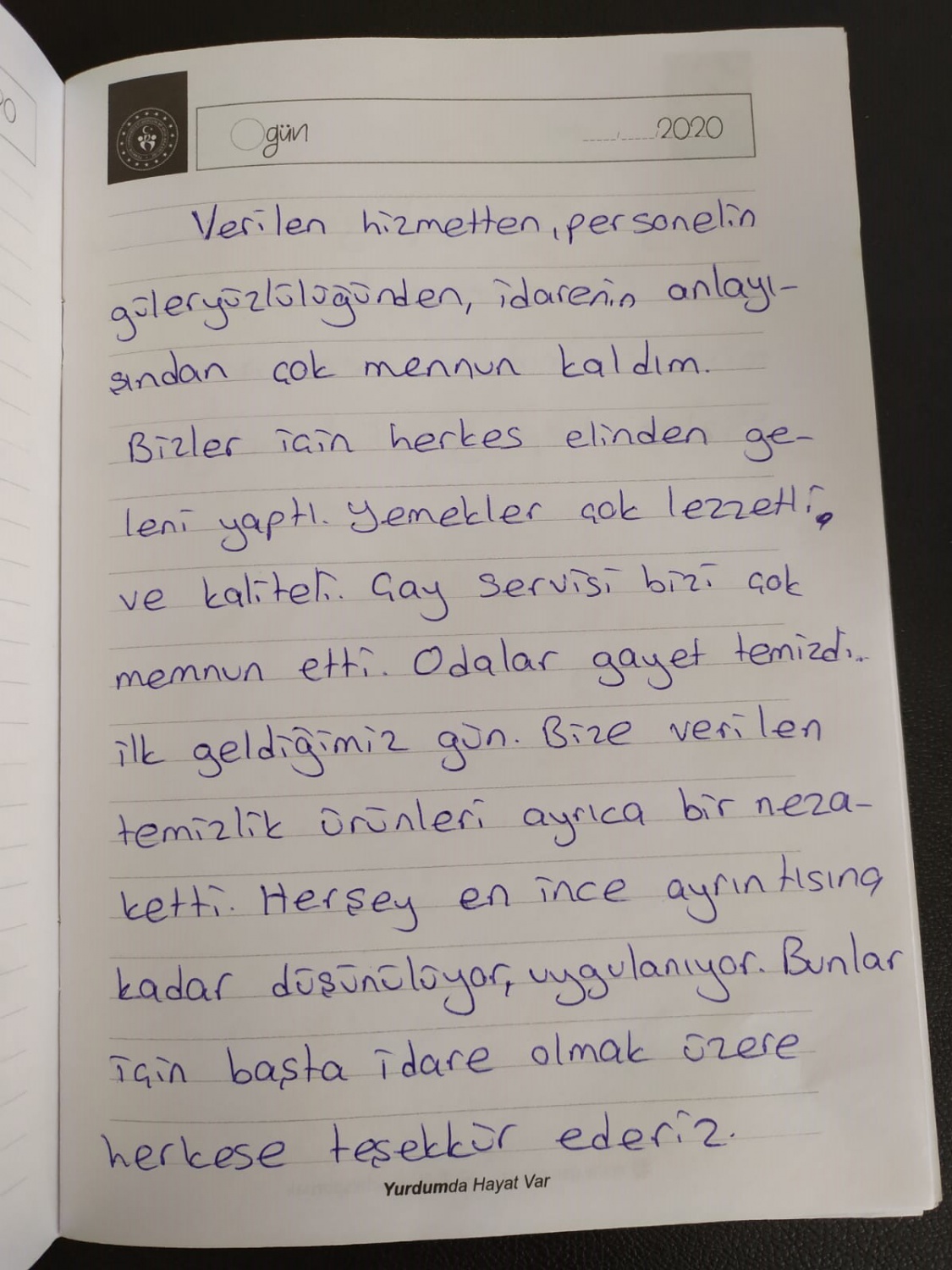 Karantinadaki vatandaşlardan duygu dolu mesajlar 2