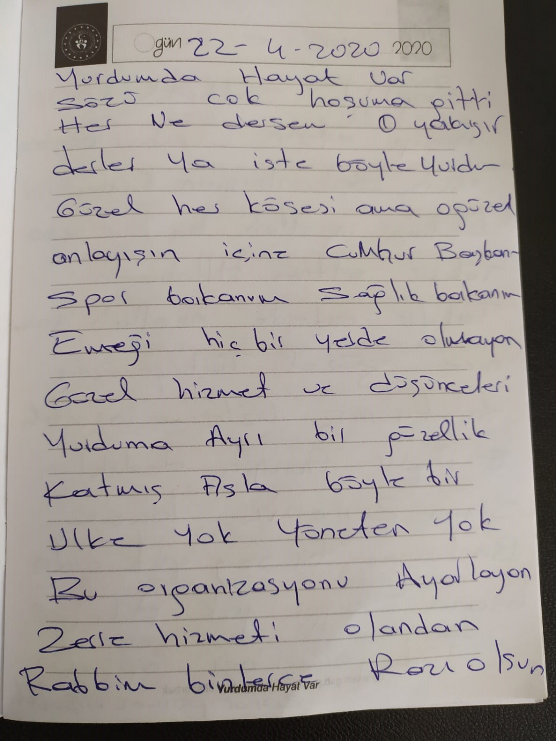 Karantinadaki vatandaşlardan duygu dolu mesajlar 12