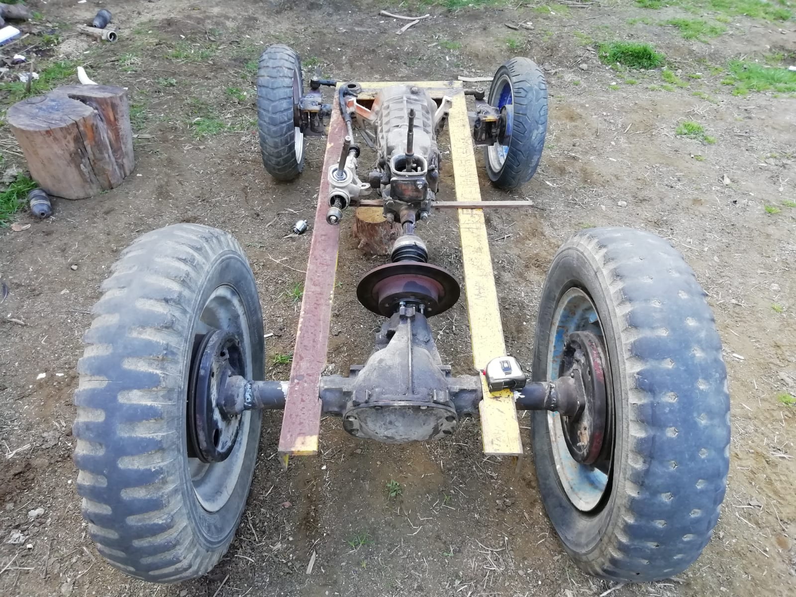 Babası yorulmasın diye traktör yaptı 22