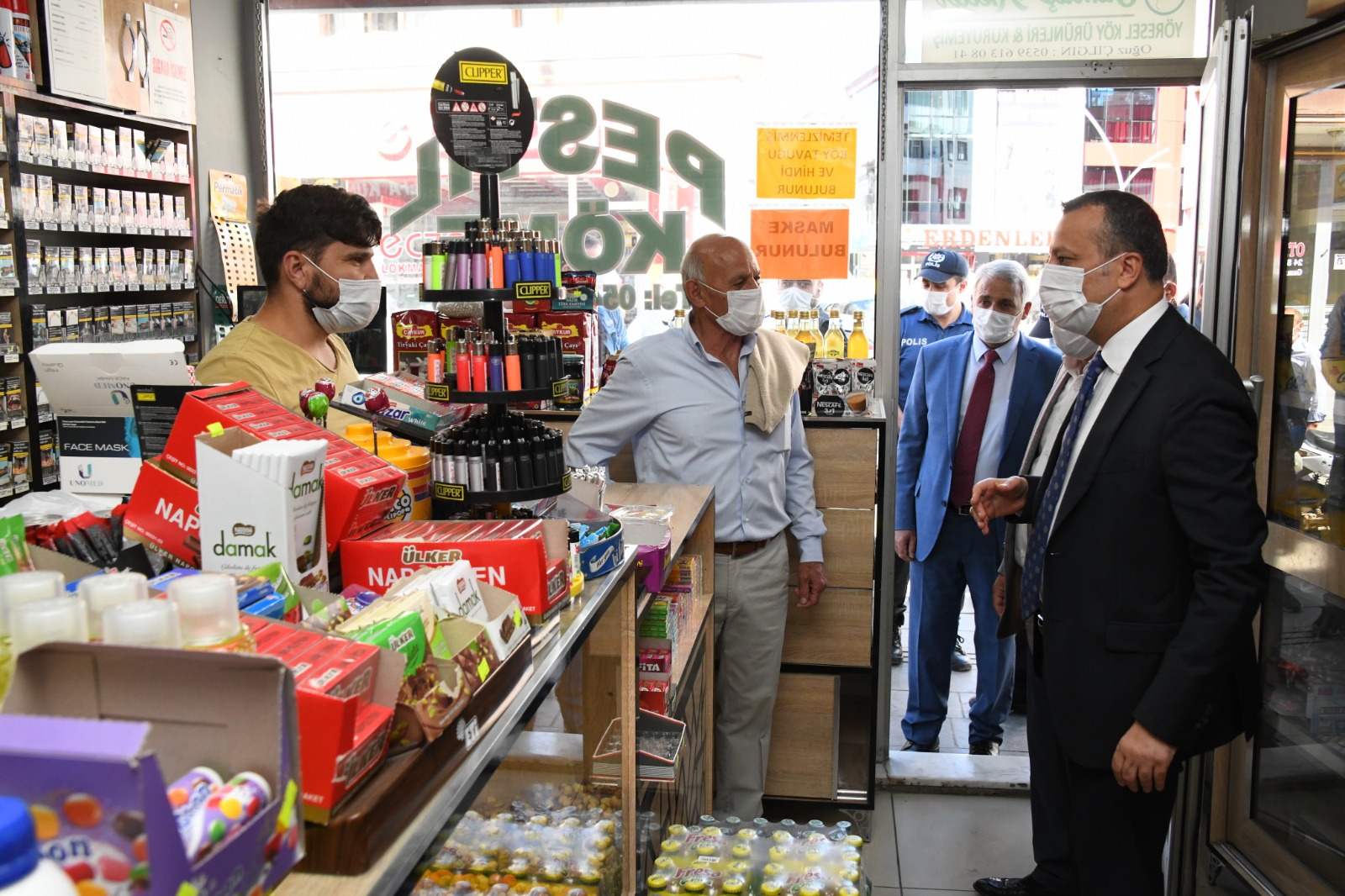 Kelkit’te geniş katılımlı koronavirüs denetimi 50