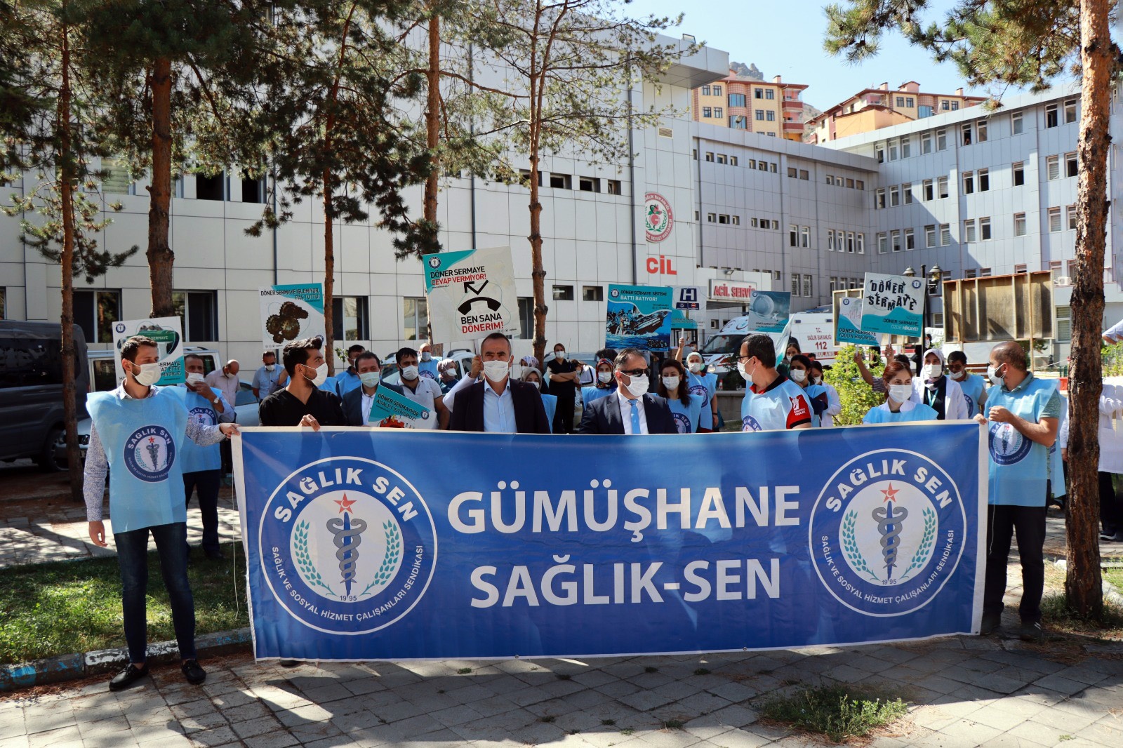 Dönmeyen #döner #sermaye için eylem yaptılar 4