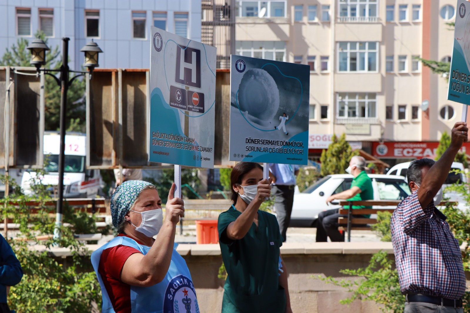 Dönmeyen #döner #sermaye için eylem yaptılar 6