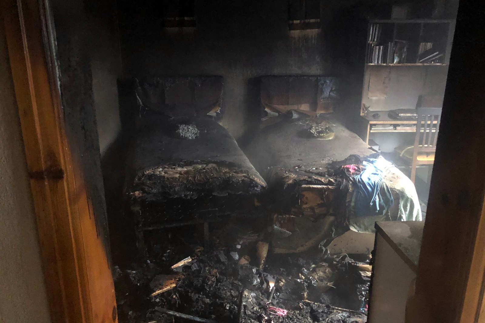 Gümüşhane’de ev yangını 4