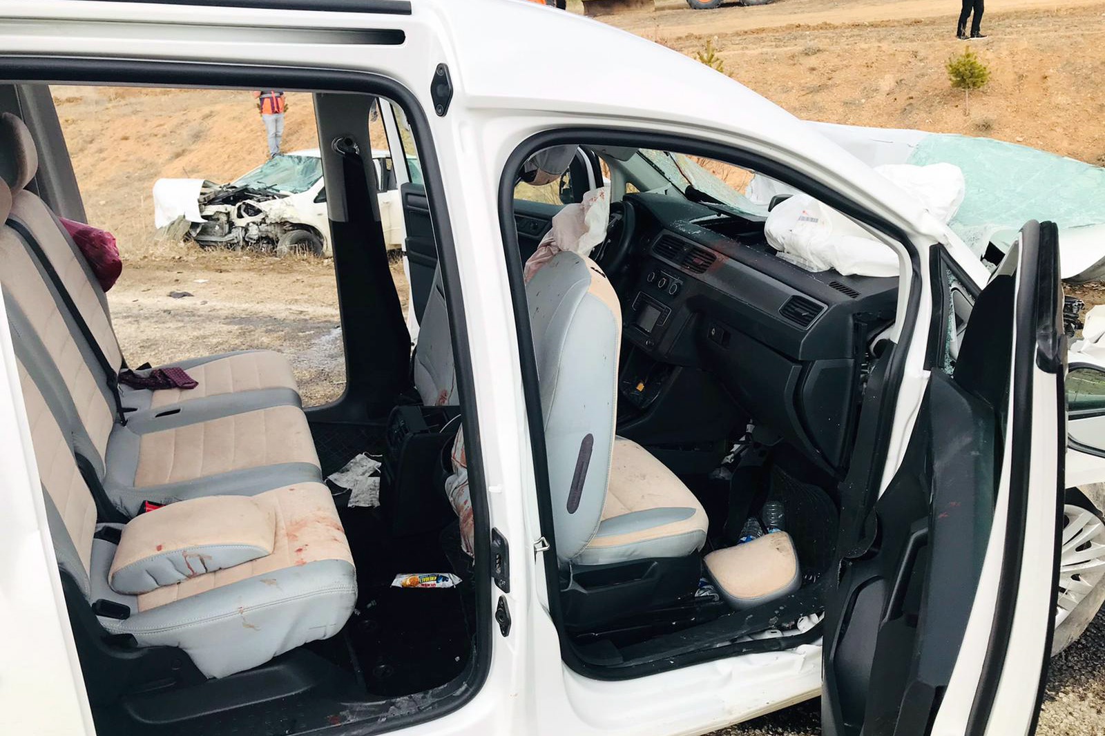 Kelkit'te zincirleme trafik kazası: 6 yaralı 8