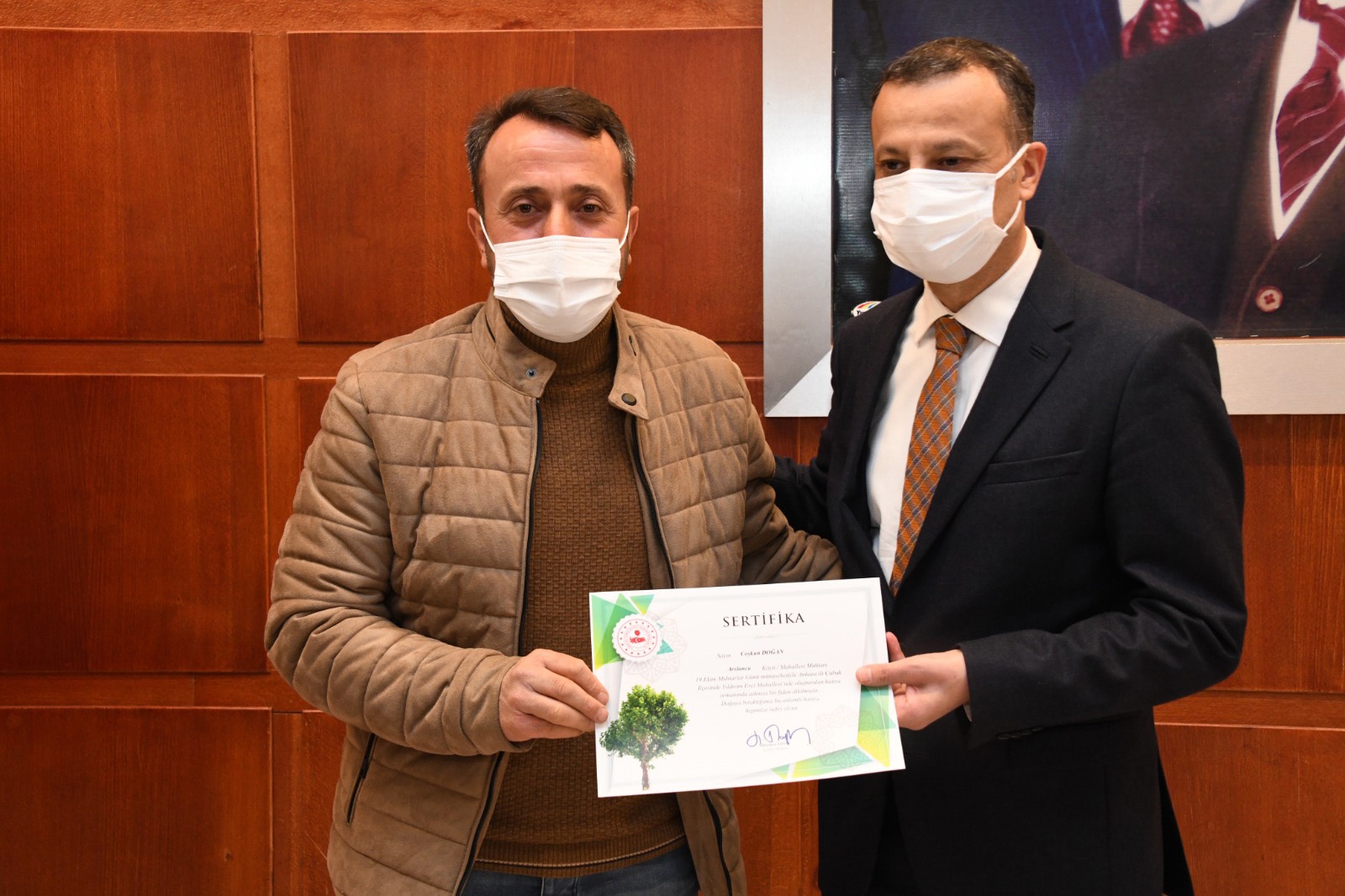 Muhtarlar sertifikalarını aldı 11