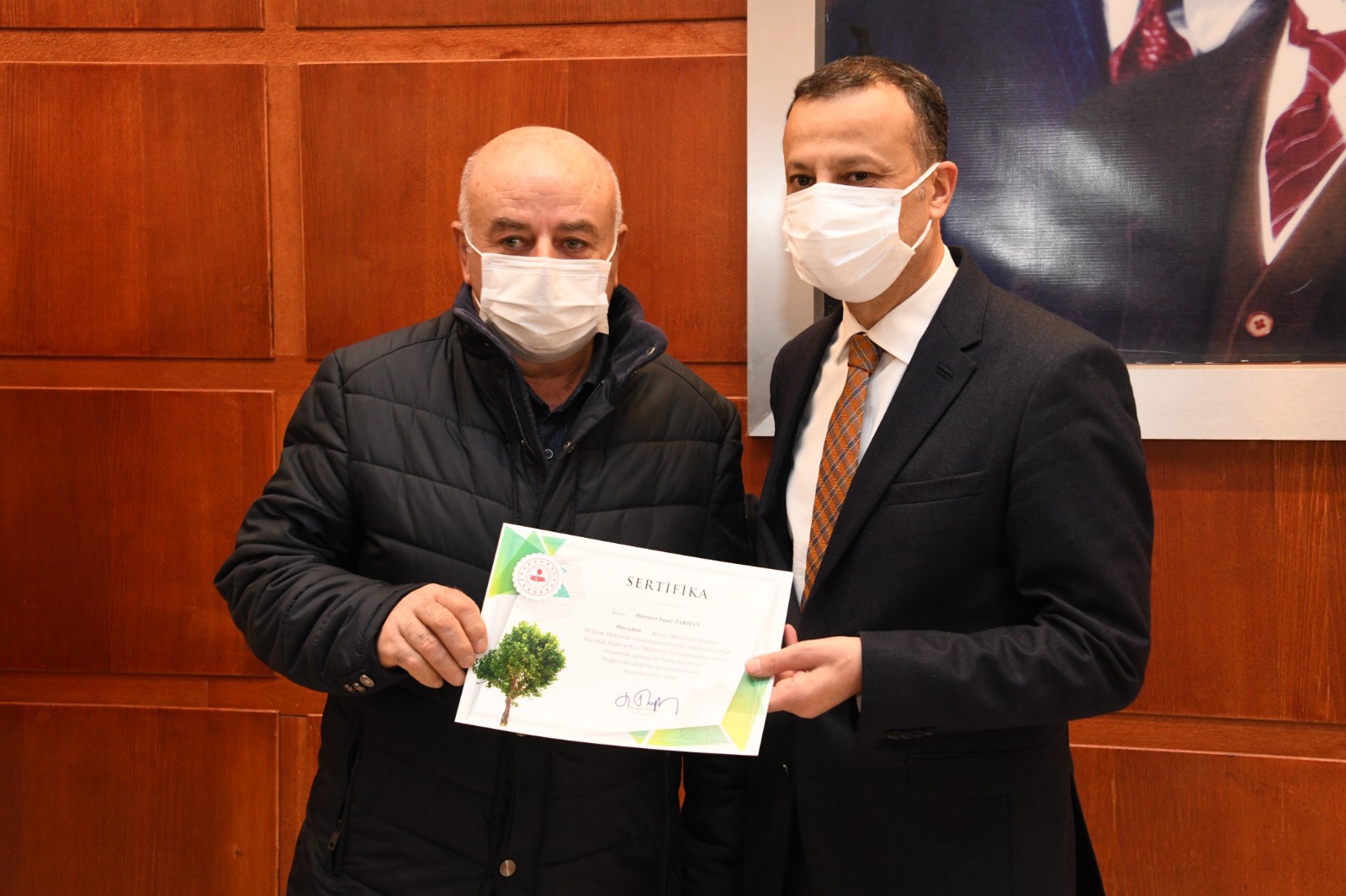 Muhtarlar sertifikalarını aldı 2