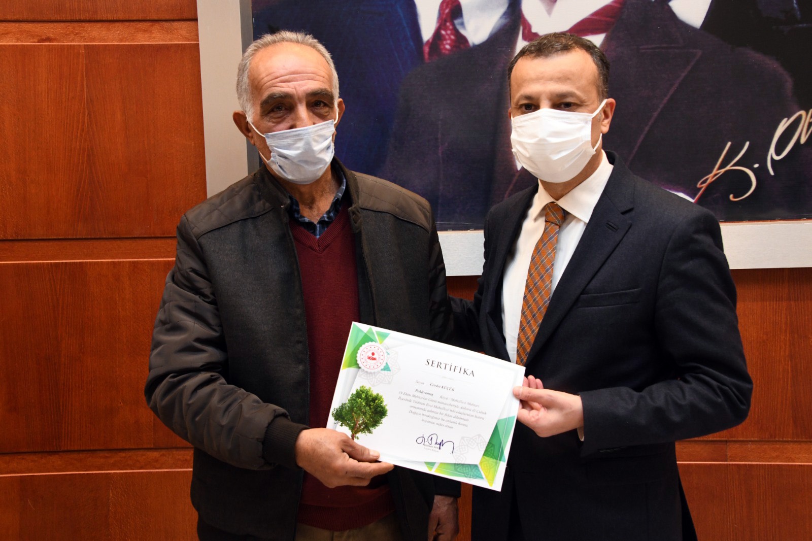 Muhtarlar sertifikalarını aldı 4