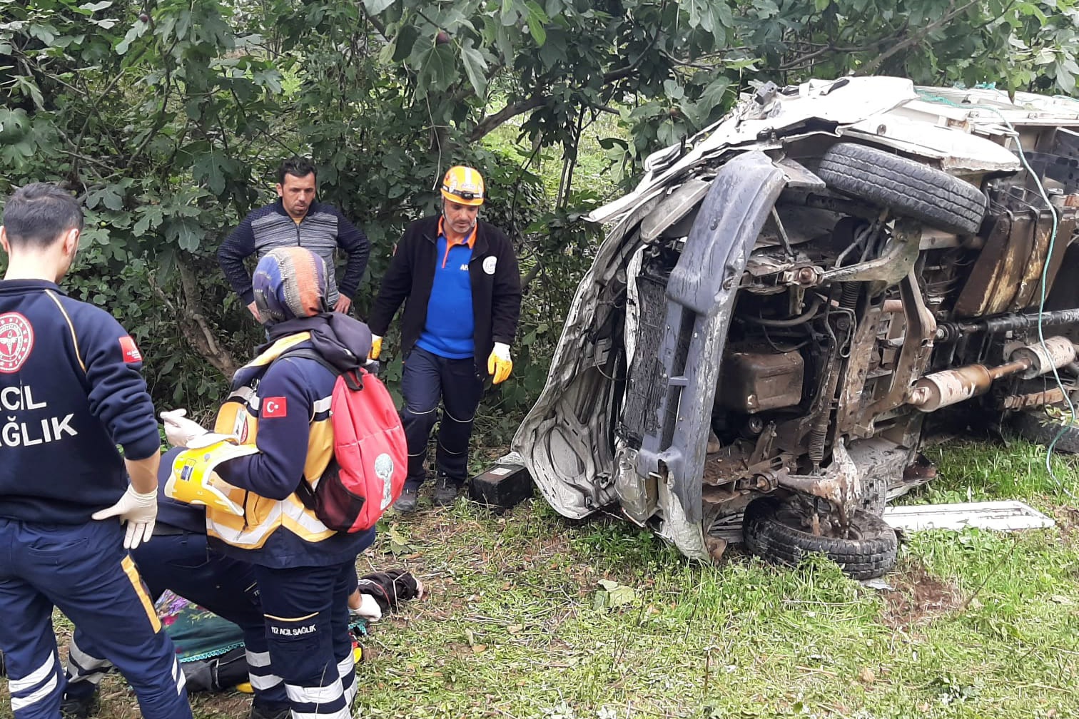 Kürtün'de feci kaza: 3 ölü 3