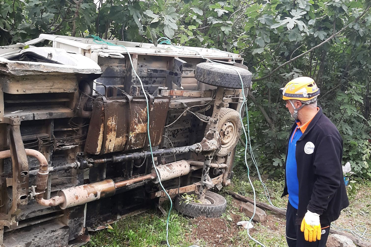 Kürtün'de feci kaza: 3 ölü 2