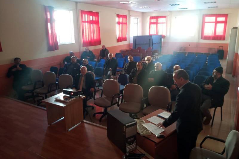 Köse’deki tüm muhtarlara aile okulu kursu 2