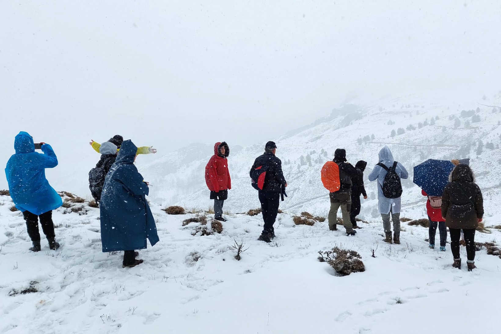 Aynı günde 4 mevsimi yaşadılar 6