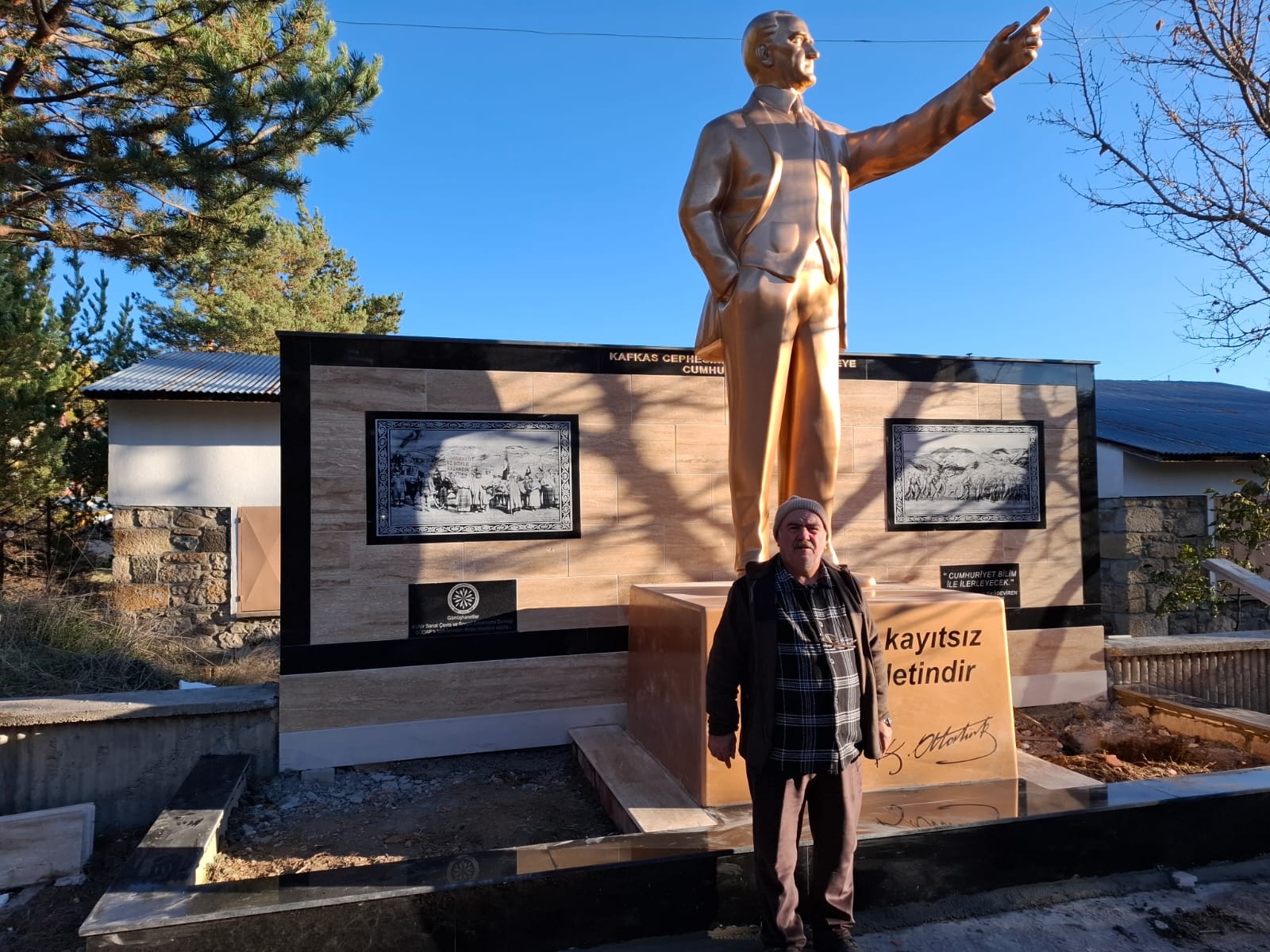 Karadeniz’in İlk Kafkas Cephesi Anıtı Gümüşhane’de yükseldi 2