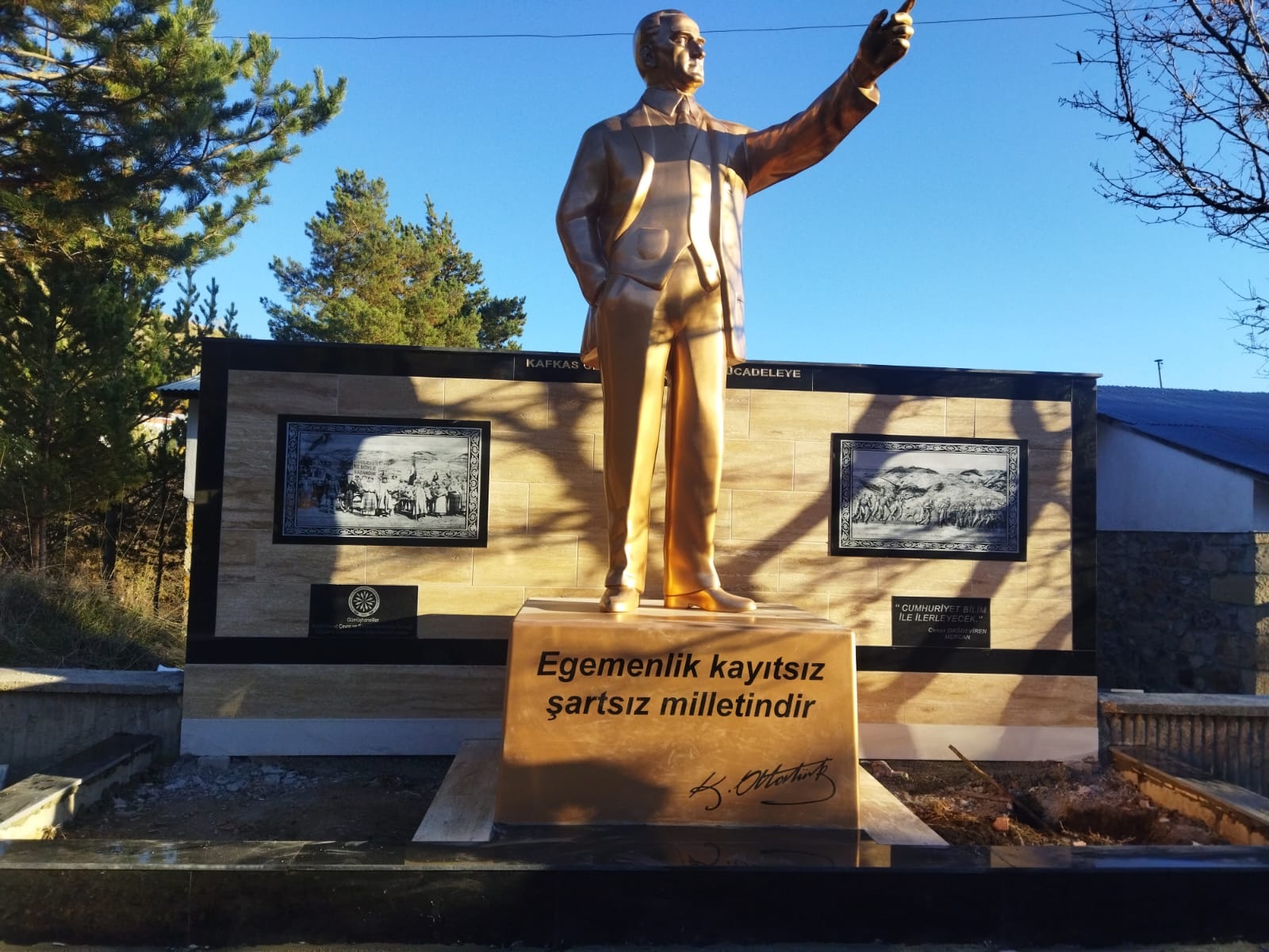 Karadeniz’in İlk Kafkas Cephesi Anıtı Gümüşhane’de yükseldi 6