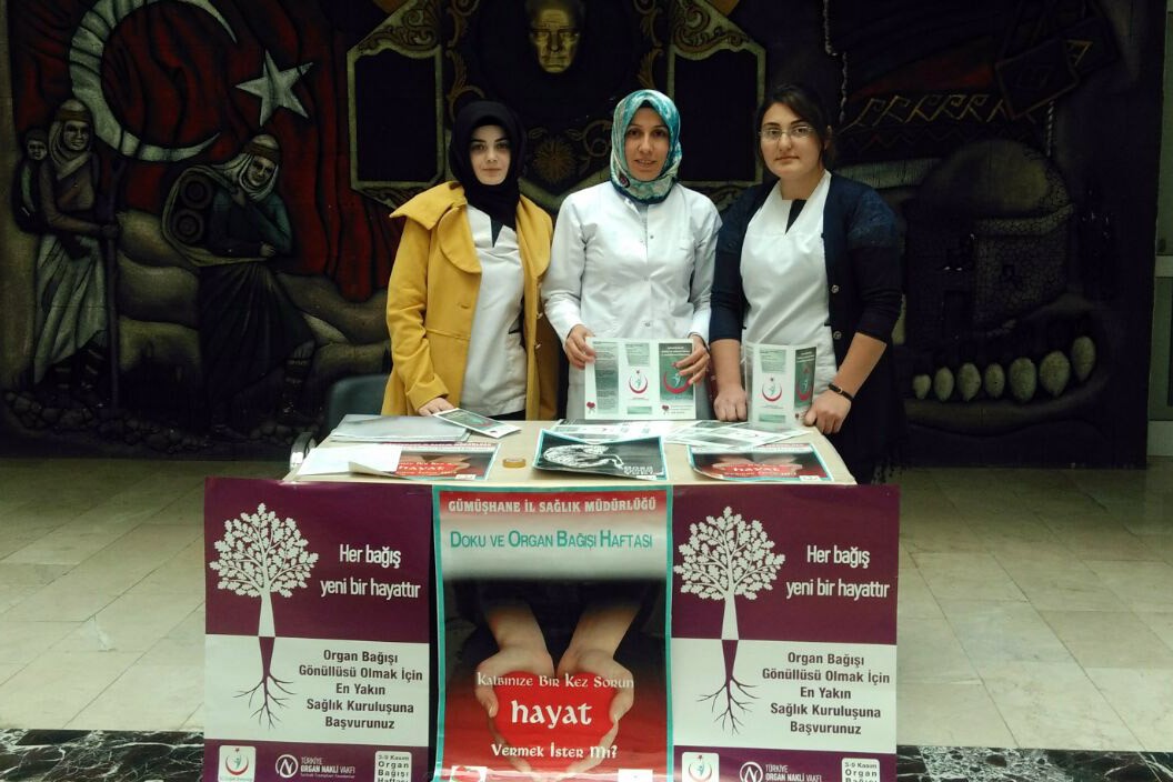 Kelkit'te organ bağışı standı kuruldu 1