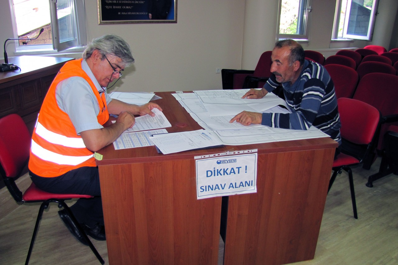 Gümüşhane'de Mesleki Yeterlilik Belgesi için ilk sınavlar yapıldı 2