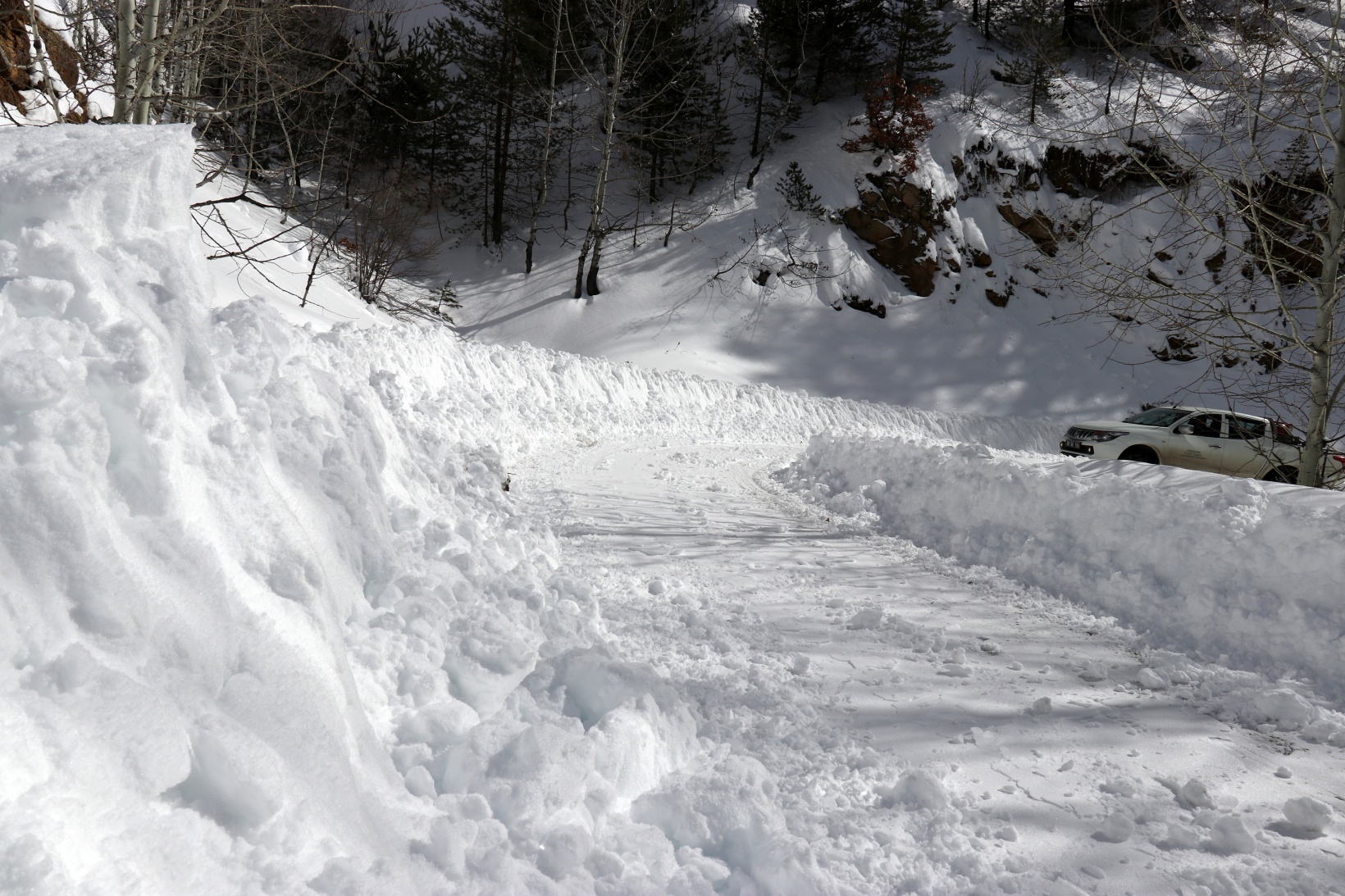 Gümüşhane’de karla mücadele çalışmaları sürüyor 6
