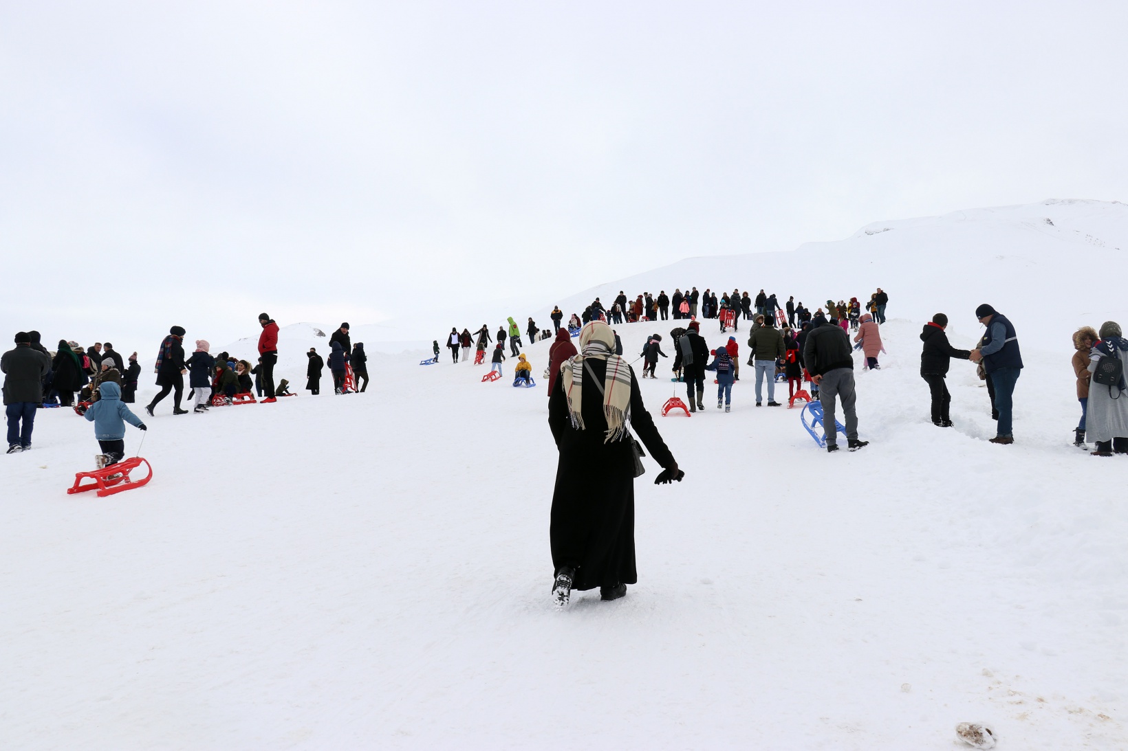 Zigana dağı yarıyıl tatilinde doldu taştı 1