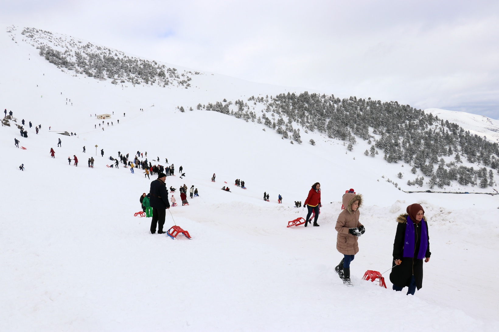 Zigana dağı yarıyıl tatilinde doldu taştı 20