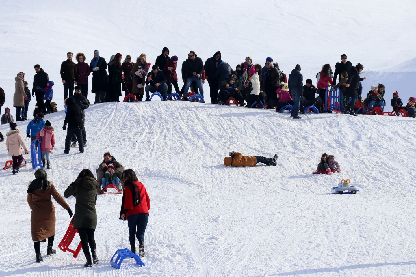 Zigana Dağında çığlık sesleri kahkaha seslerine karıştı 2