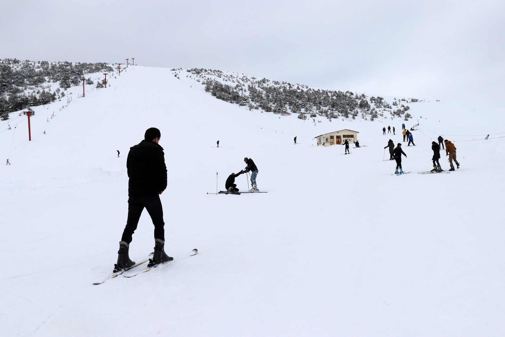 Zigana dağı yarıyıl tatilinde doldu taştı 19