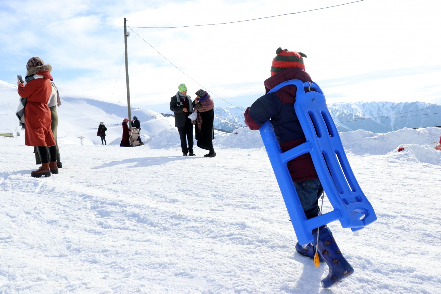 Zigana Dağında çığlık sesleri kahkaha seslerine karıştı 11