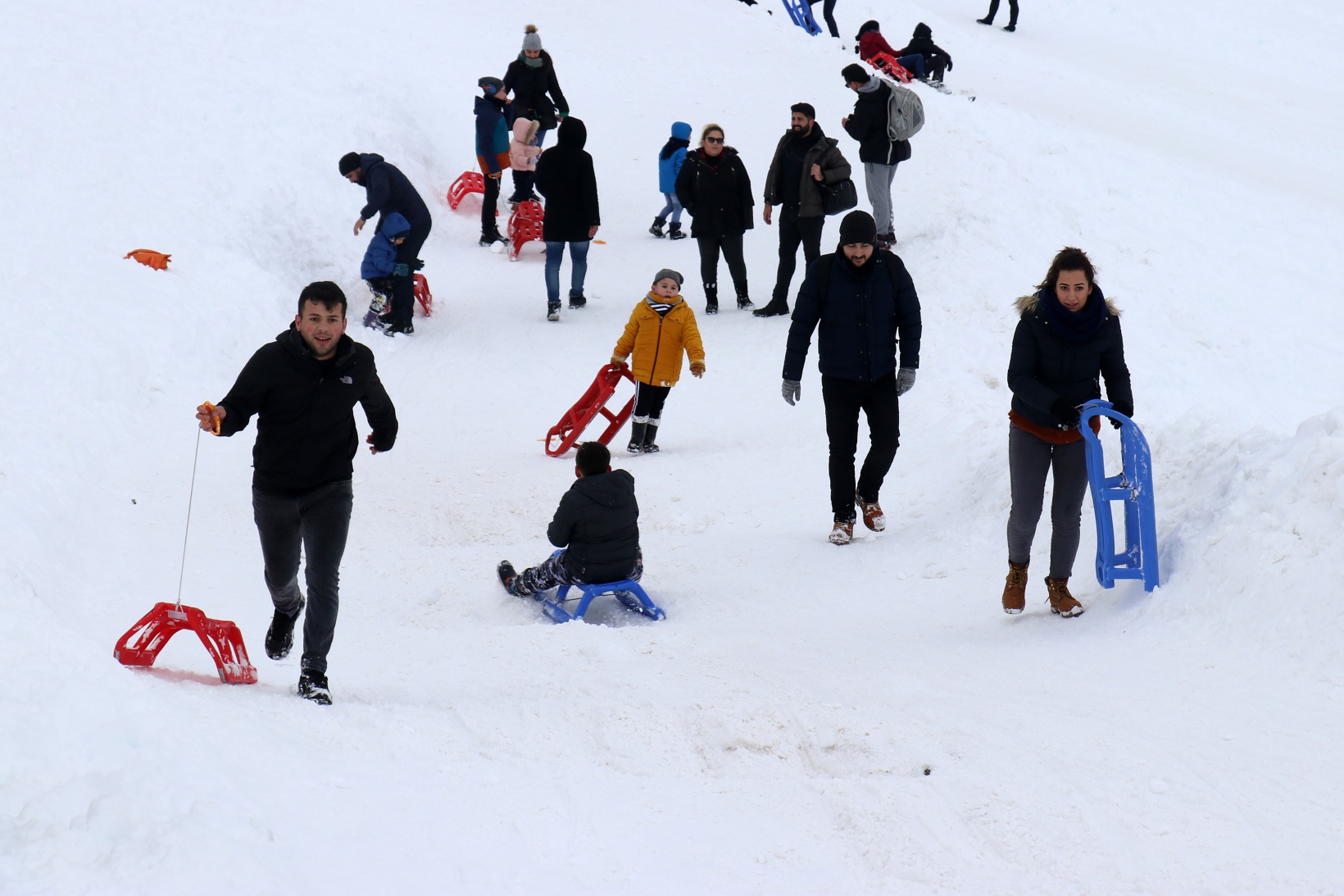 Zigana dağı yarıyıl tatilinde doldu taştı 15