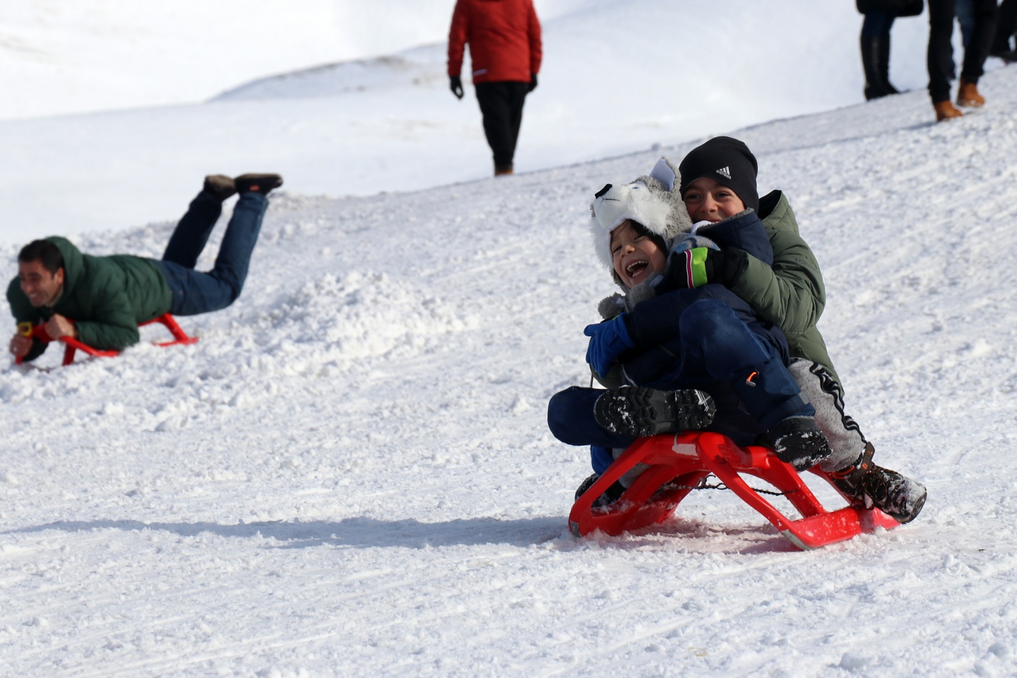 Zigana Dağında çığlık sesleri kahkaha seslerine karıştı 13