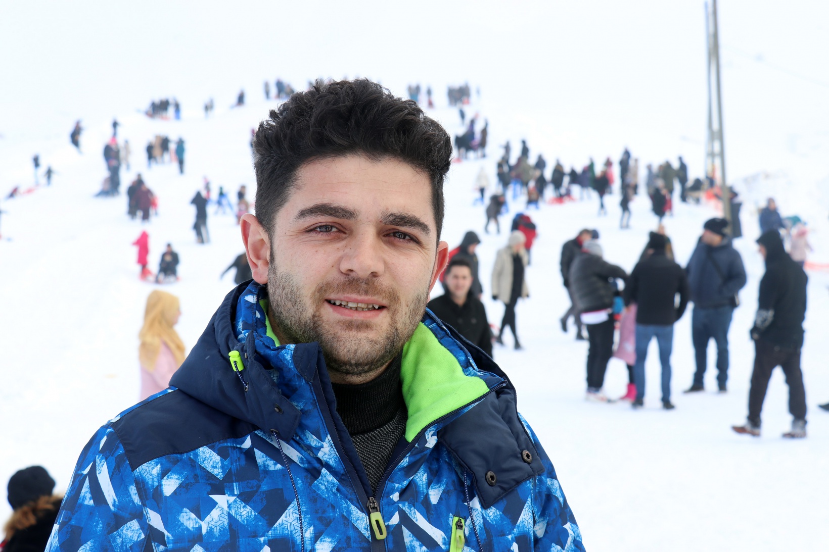 Zigana dağı yarıyıl tatilinde doldu taştı 6