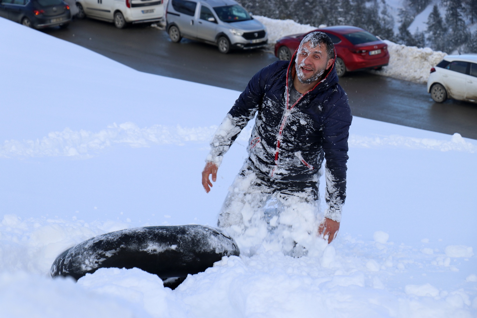 Zigana dağı yarıyıl tatilinde doldu taştı 5
