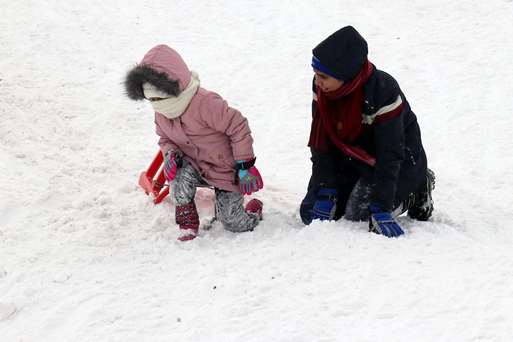 2 bin 100 metrede çığlık sesleri kahkaha seslerine karıştı 14