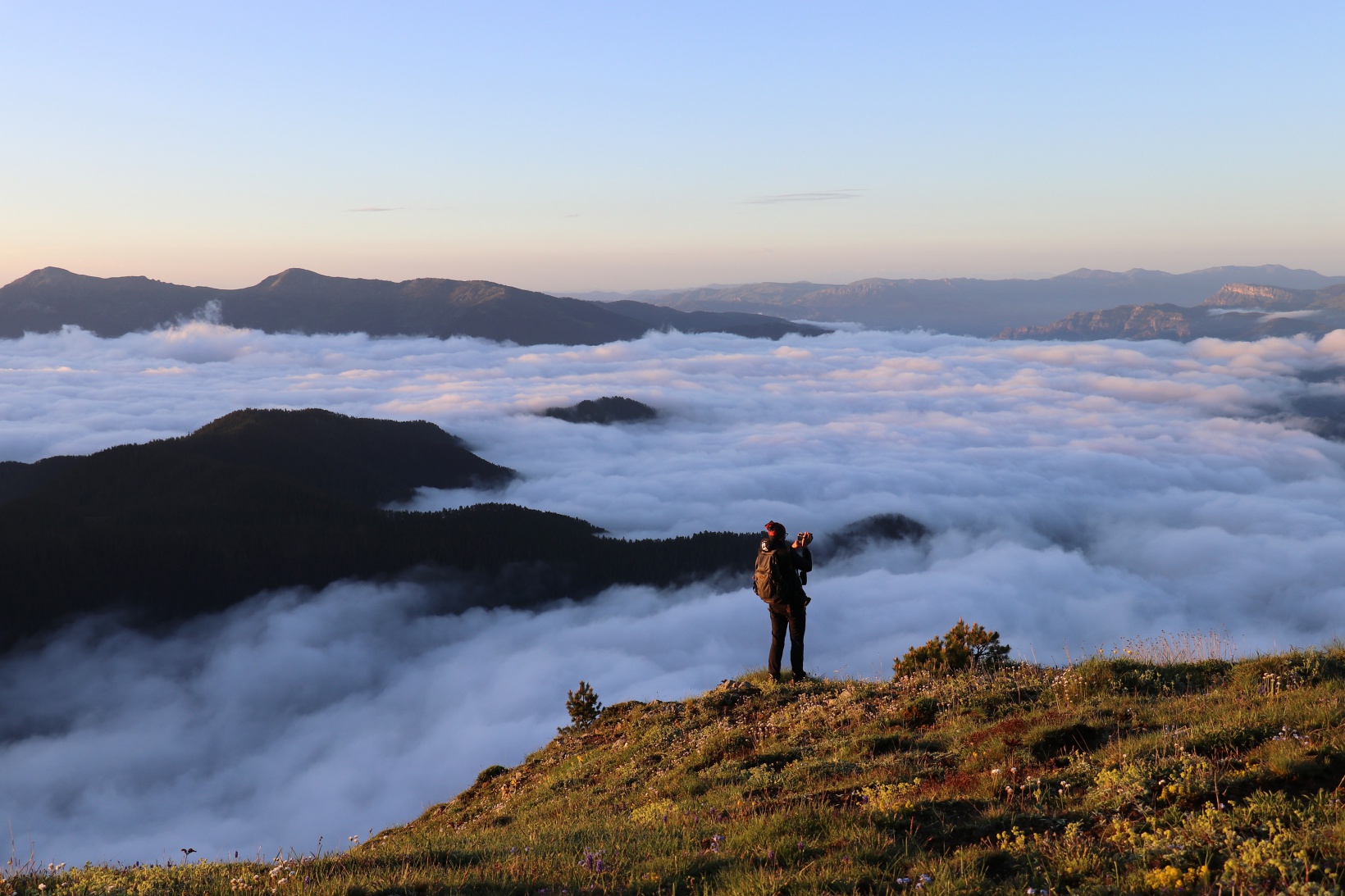 Gümüşhane’de eşsiz sis denizi manzarası 4