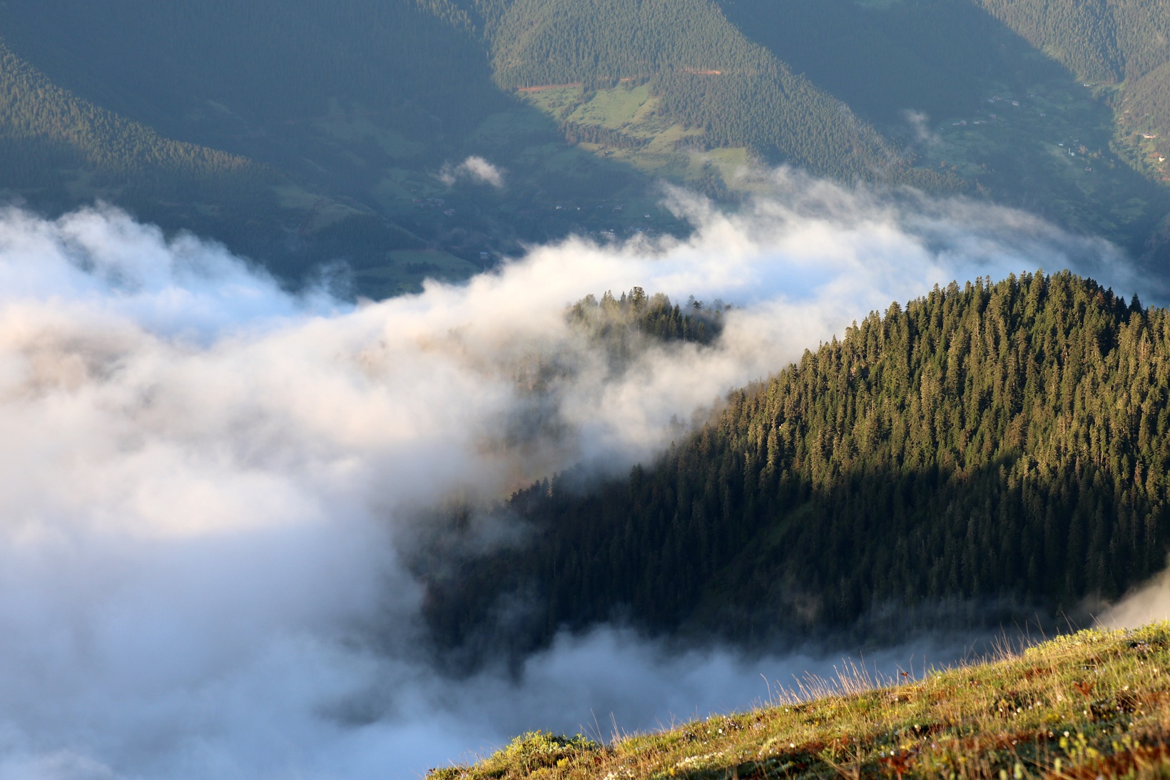 Gümüşhane’de eşsiz sis denizi manzarası 12