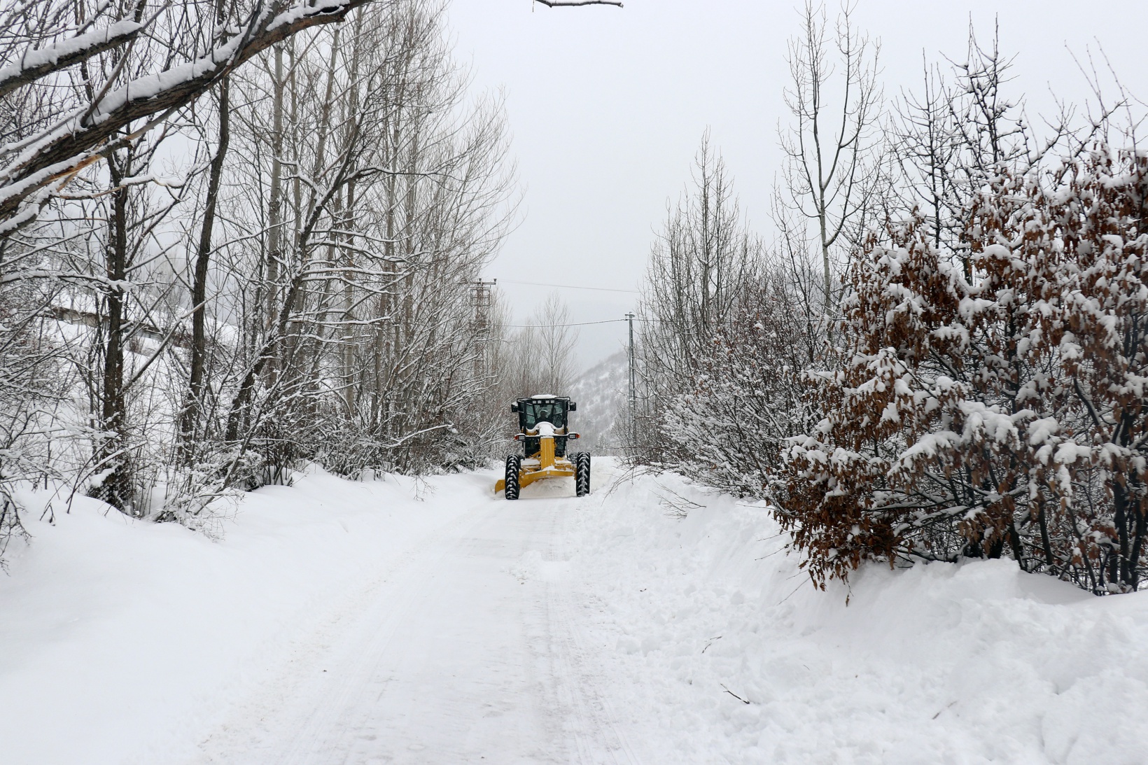 Gümüşhane’de karla mücadele çalışmaları devam ediyor 2
