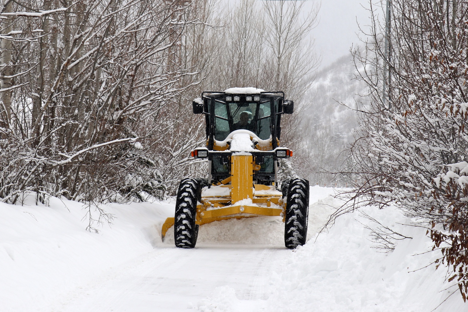 Gümüşhane’de karla mücadele çalışmaları devam ediyor 16