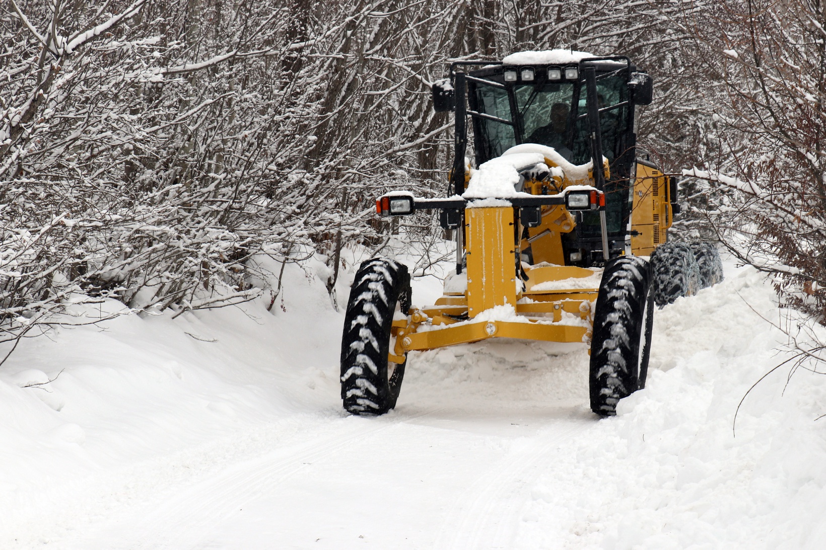 Gümüşhane’de karla mücadele çalışmaları devam ediyor 9