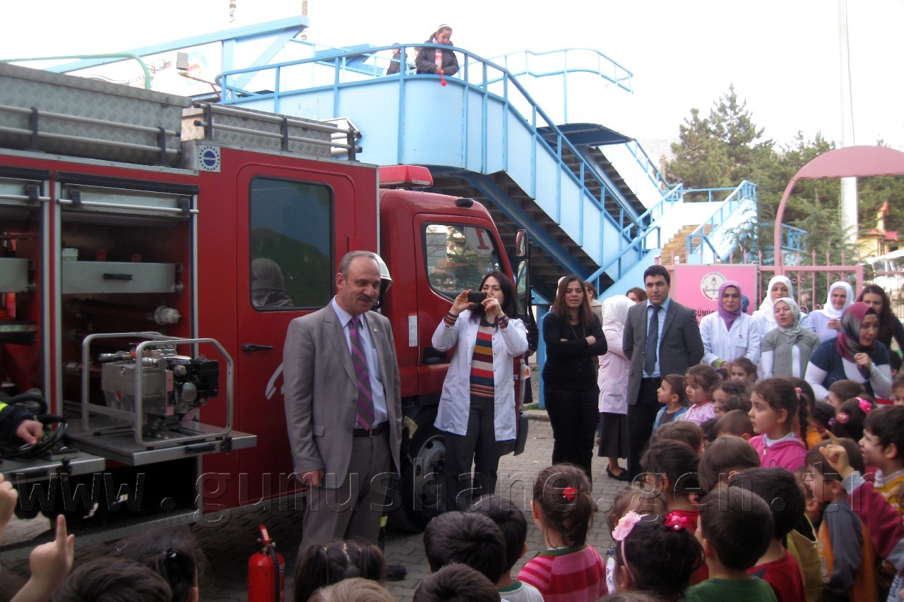 Miniklere Sivil Savunma Tatbikatı 1