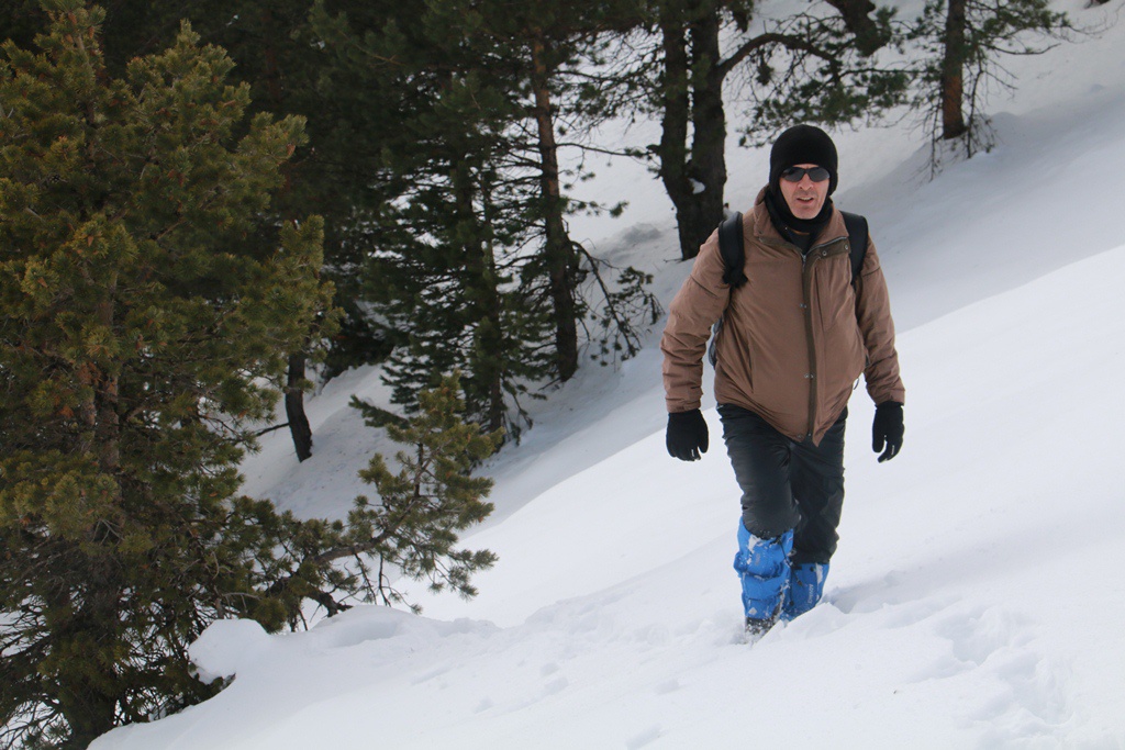 Yücebelen Köylülerinden 1 metreyi aşan karlı zeminde zorlu tırmanış 23