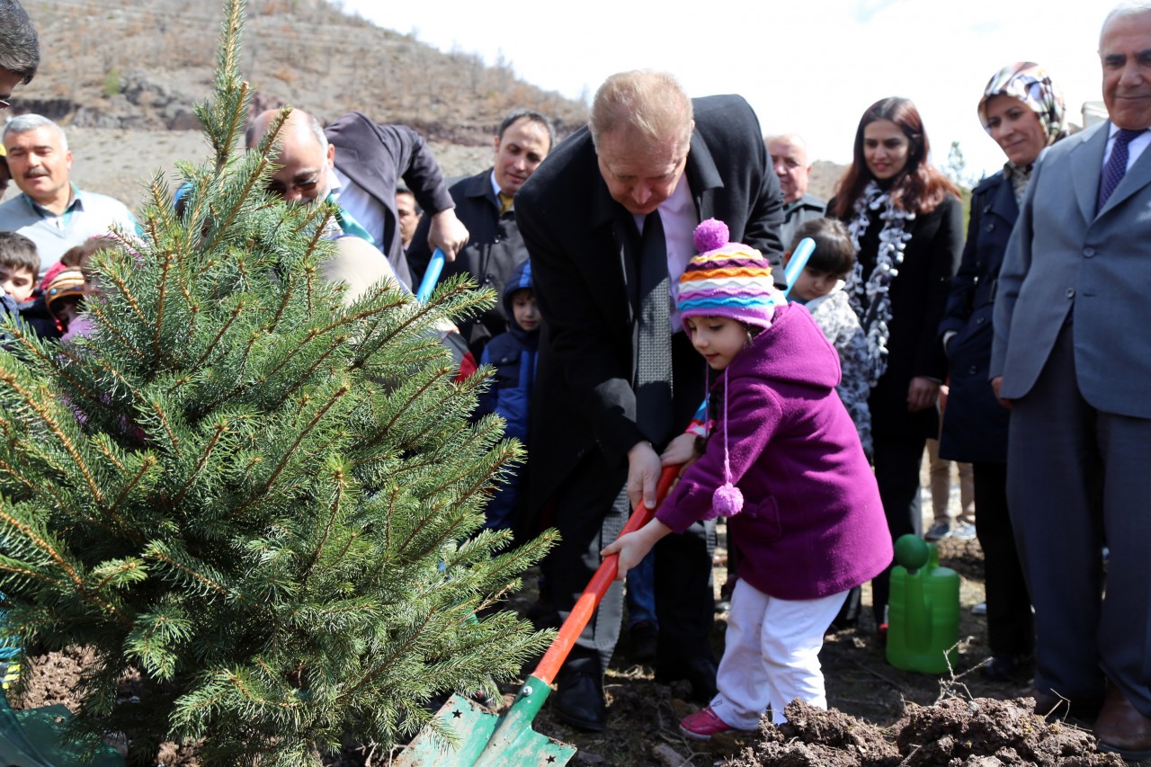 Cebeli Köyüne 10 Bin Fidanlık Yeni Orman 5