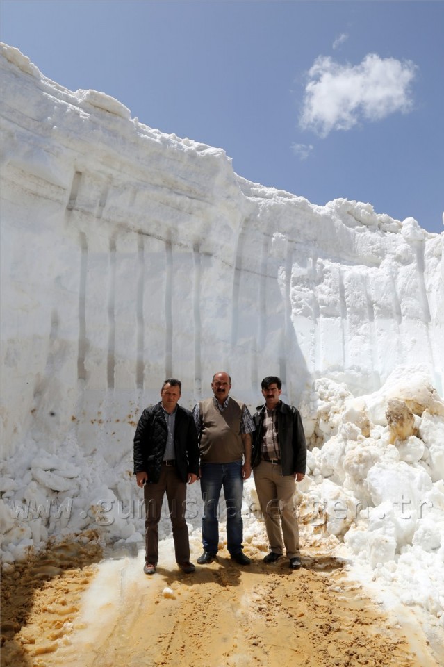 Gümüşhane Yaylalarında Karla Mücadele Başladı 6