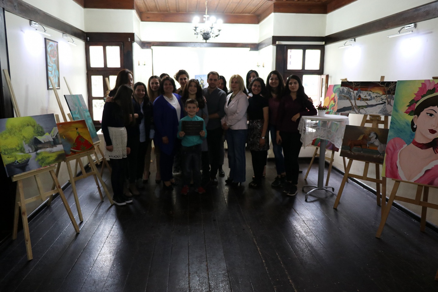 6 aylık emeklerini sergilediler 6