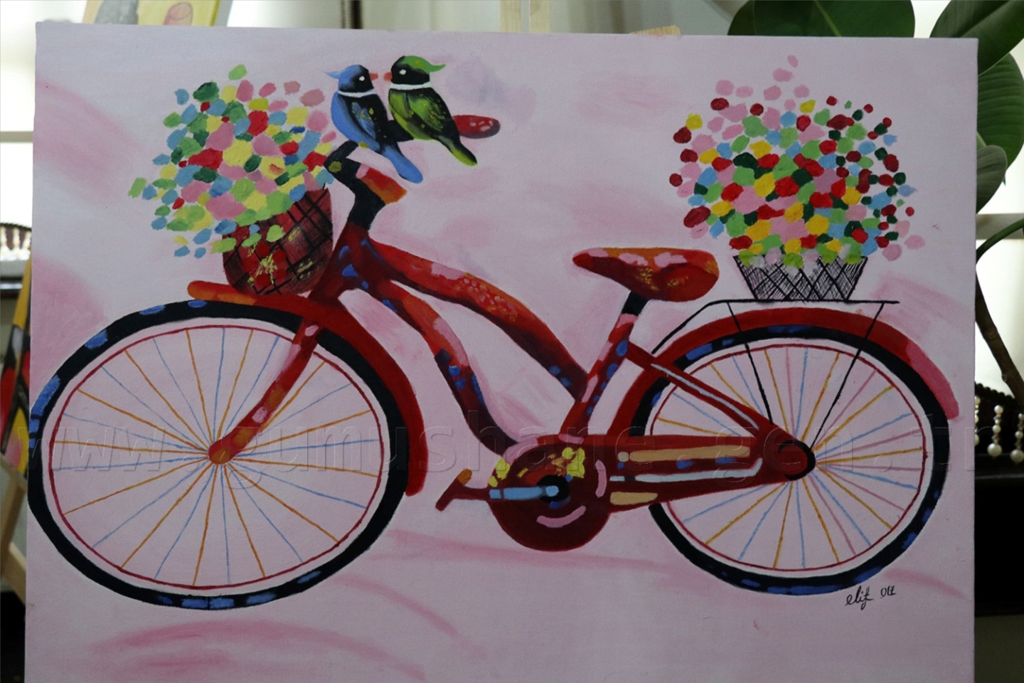 6 aylık emeklerini sergilediler 9