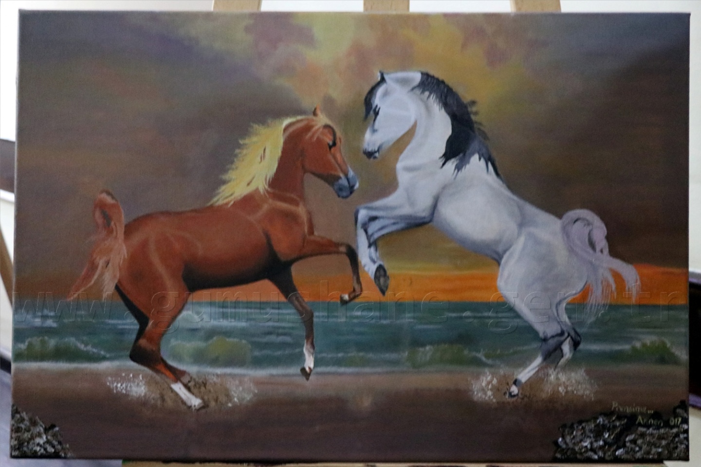 6 aylık emeklerini sergilediler 12