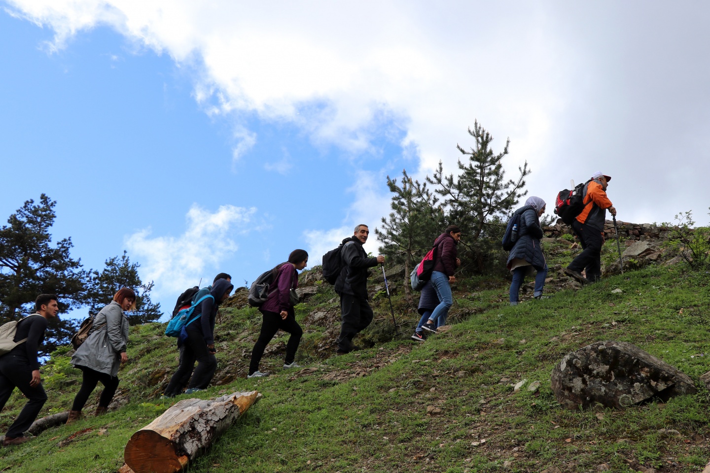 Gümüşhaneli dağcılardan bulutların üzerinde yürüyüş 52