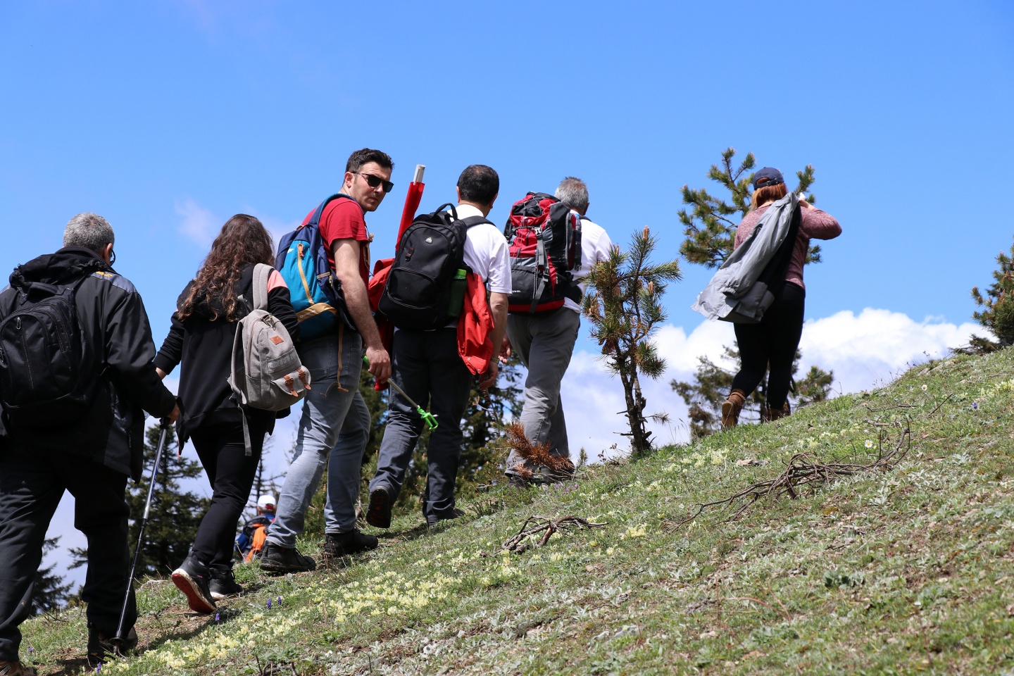 Gümüşhaneli dağcılardan bulutların üzerinde yürüyüş 74