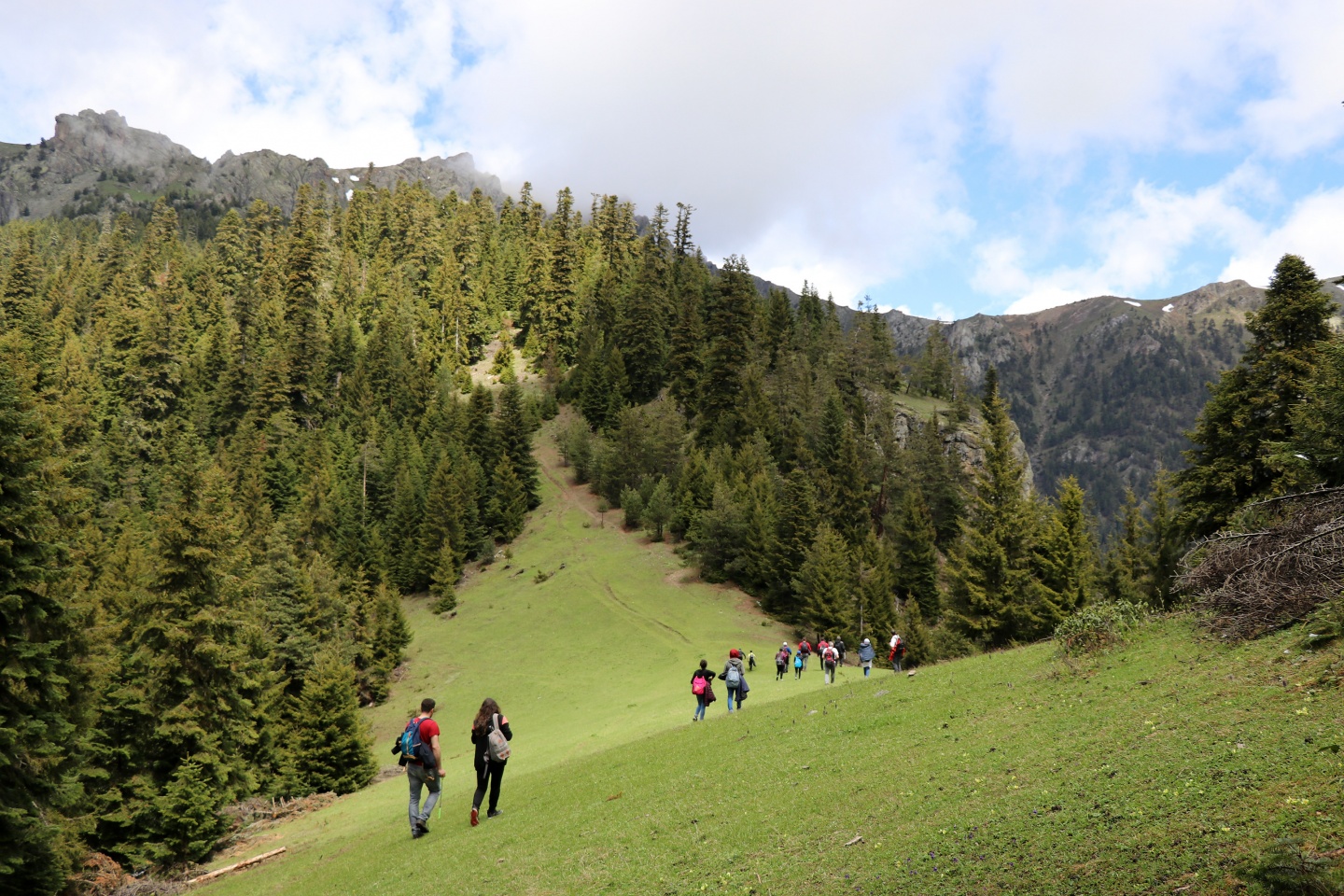 Gümüşhaneli dağcılardan bulutların üzerinde yürüyüş 45