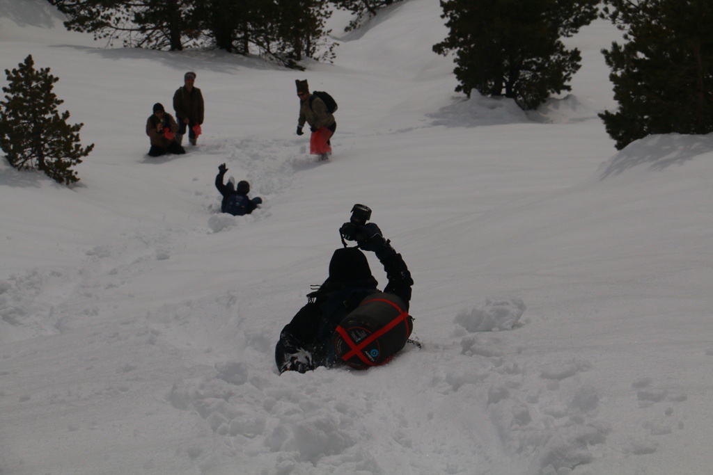 Yücebelen Köylülerinden 1 metreyi aşan karlı zeminde zorlu tırmanış 34