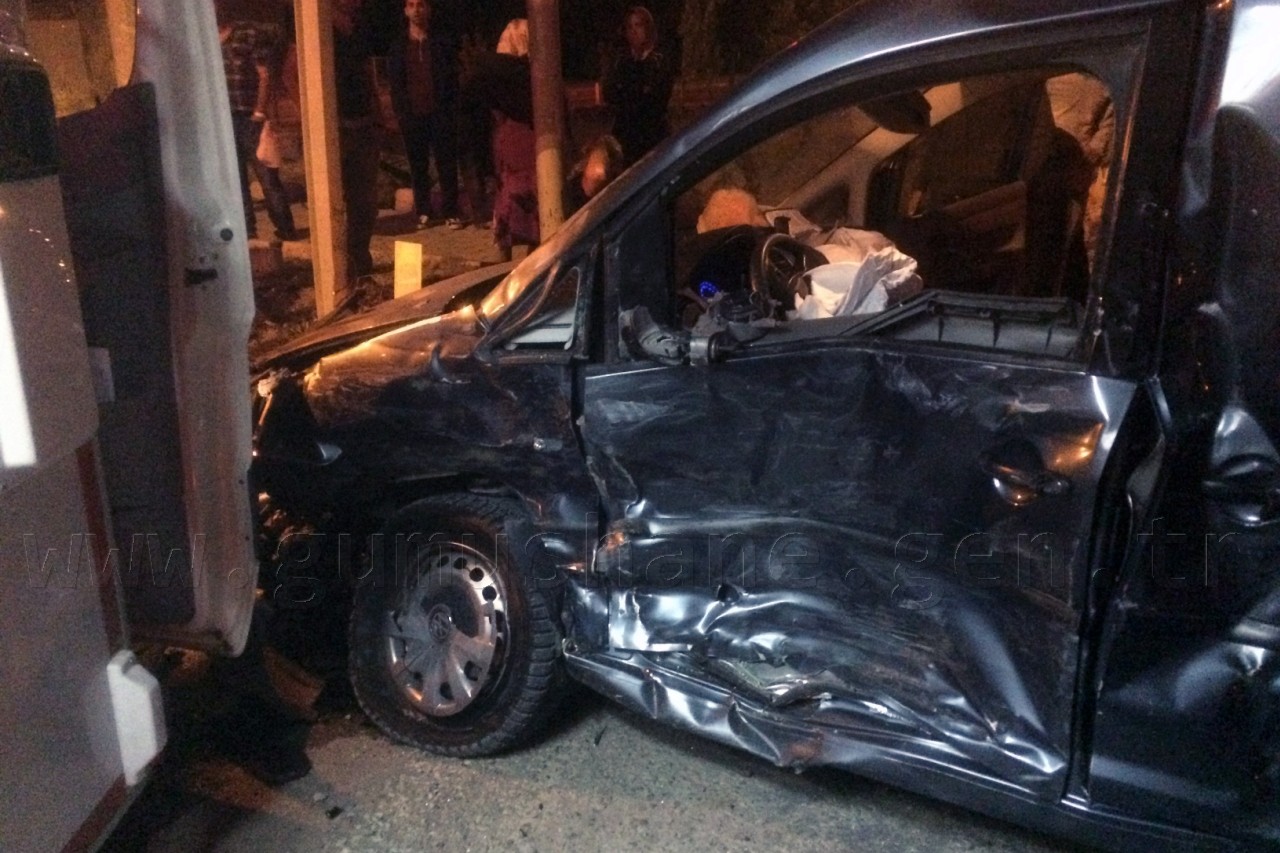 Kazaya giden ambulans kaza yaptı 2