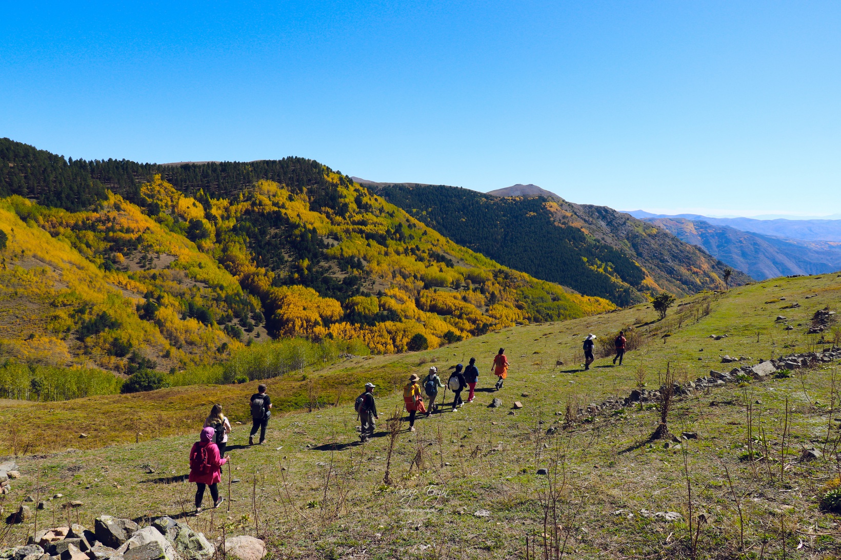 Gümüşhane dağları sonbaharın büyüleyici renkleriyle bezendi 25